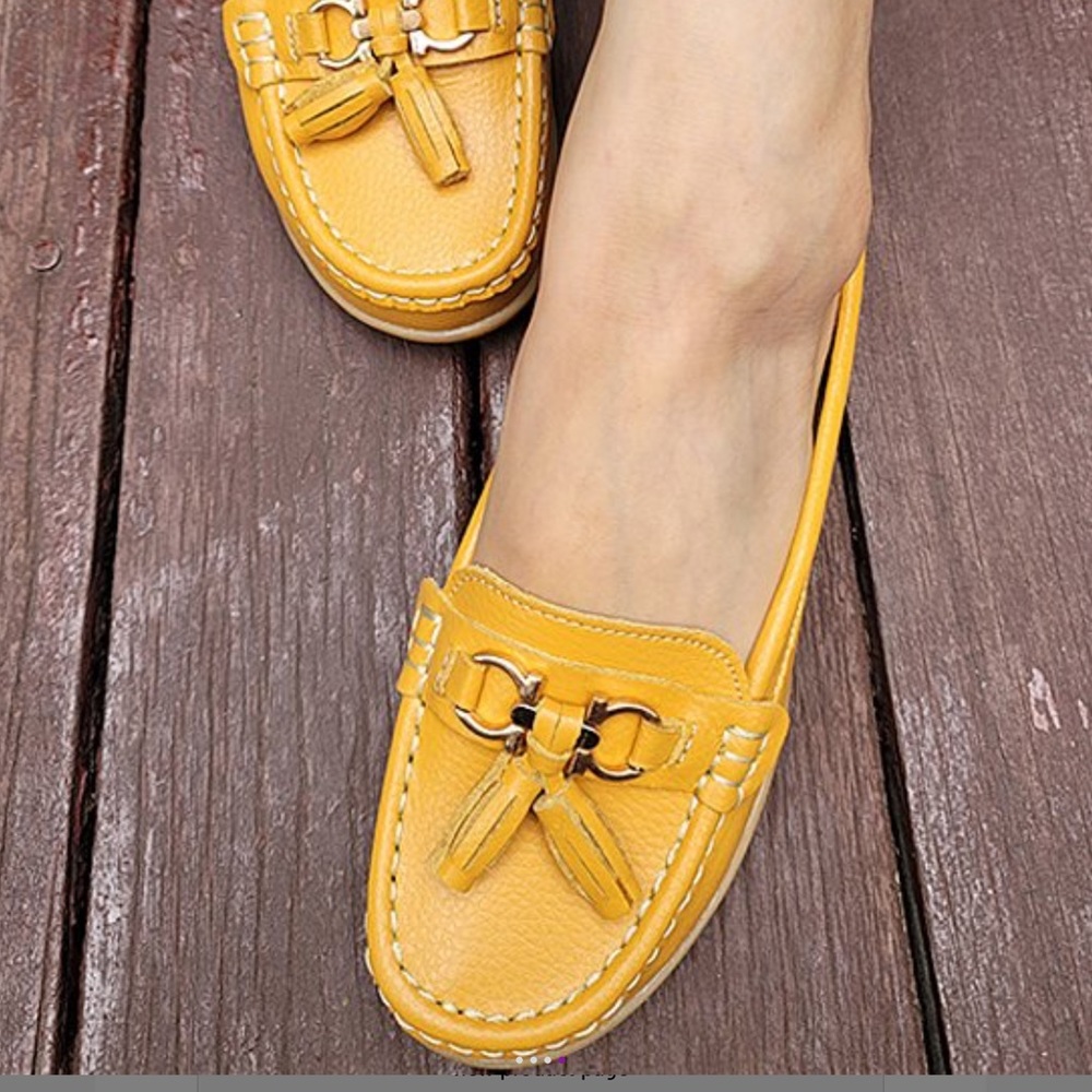 🌻🌻🌻 Leather Loafer Slide 🌻🌻🌻 - Picture 8 of 14
